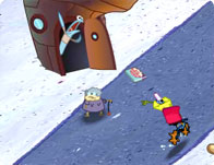 SpongeBob Pizza Toss
