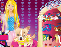 Barbie And Her Cute Dog