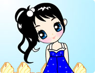 Shy Doll Coloring
