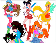 Winx Club Coloring