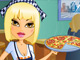 Pretty Pizzeria Waitress