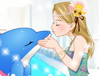 A Dolphin Kiss