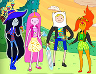 Adventure Time Dress Up Game