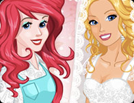 Ariel as Barbie's Wedding Stylist