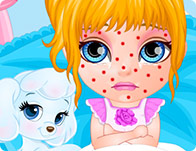 Baby Barbie Chickenpox Attack