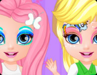 Baby Barbie Little Pony Face Painting