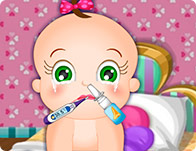 Baby Rosy Flu Problems