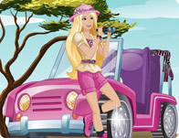 Barbie on Safari