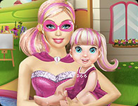 Barbie Playing with Baby
