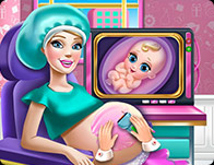 Jogo Ice Queen Pregnant Check-Up