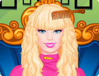 Barbie Real Haircuts Girl Games