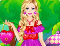 Barbie Romantic Princess Dress Up