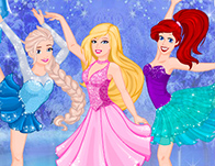 Barbie Skating With Princesses