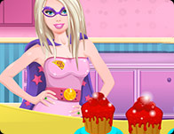 Barbie Superhero Cooking Mini Cheesecake