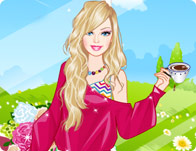 Barbie Tea Time Dress Up