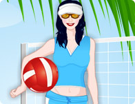 Beach Volleyball Girl Dress Up