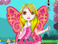 Beautiful Butterfly Girl