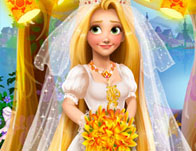 Blonde Princess Wedding Fashion