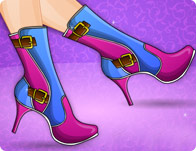 Boots Design and Coloring Decoration