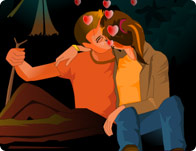 Campfire Kissing