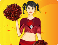 Cheerleader Girl Dress Up