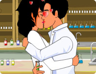 Chemistry Lab Kissing