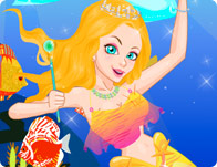 Colorful Mermaid Princess