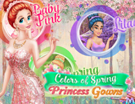 Colors of Spring Princess Gowns