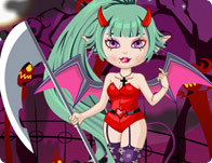 Cute Devil Girl Dressup