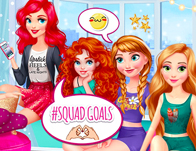 Princesses The College's Popular Squad em Jogos na Internet