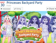 Disney Princesses Backyard Party