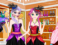 Elsa and Anna Freaky Shop