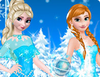 Elsa and Anna Party Dresses