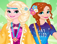 Jogo Elsa and Anna – Spring Trends