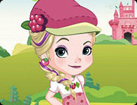 Elsa as Strawberry shortcake