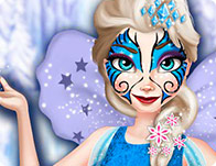 Elsa Face Tattoo