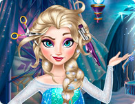 Elsa Frozen Real Haircuts Girl Games