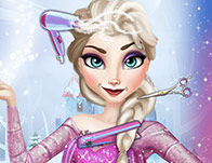 Elsa Hair Salon - Girl Games