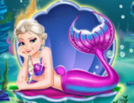 elsa mermaid doll