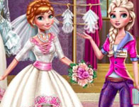 Jogo Elsa and Anna Wedding Party