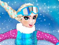 Elsa Snowboarder