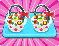 Flower Basket Cupcakes