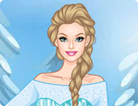 frozen barbie girl