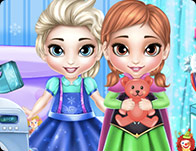 Frozen Sisters Washing Toys