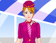 Glamorous Air Hostess