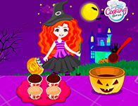 Jack o' Lantern Halloween Cupcakes