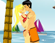 Barbie girl and boy kissing clearance games