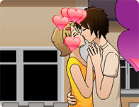 School Girl's First Kiss - GirlsUGames