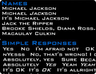 Michael Jackson Soundboard