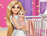 Mommy Rapunzel Home Decoration